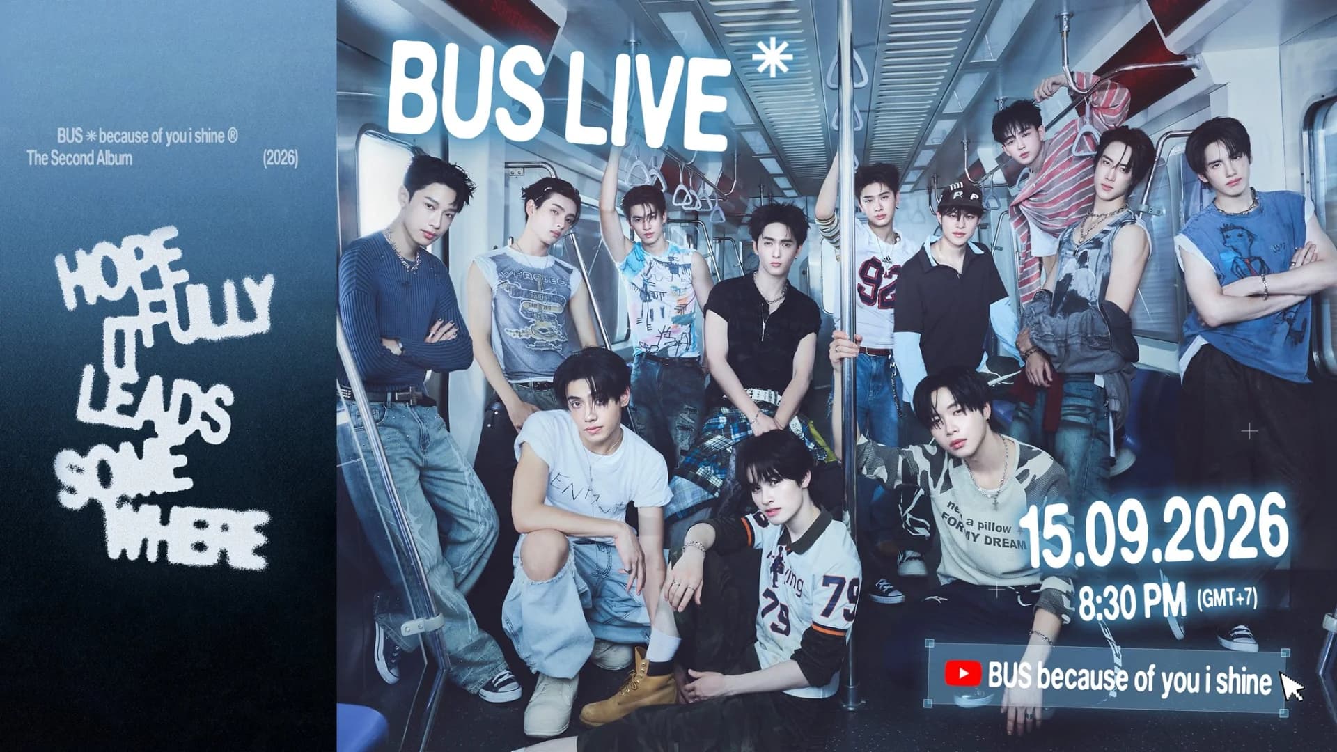BUS LIVE !
มาพูดมาพูดคุยกันก่อนไปฟังเพลงในอัลบั้ม 2 ‘HOPEFULLY IT LEADS SOMEWHERE’